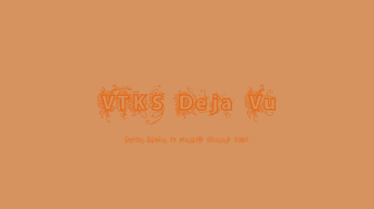 VTKS Deja Vu Font