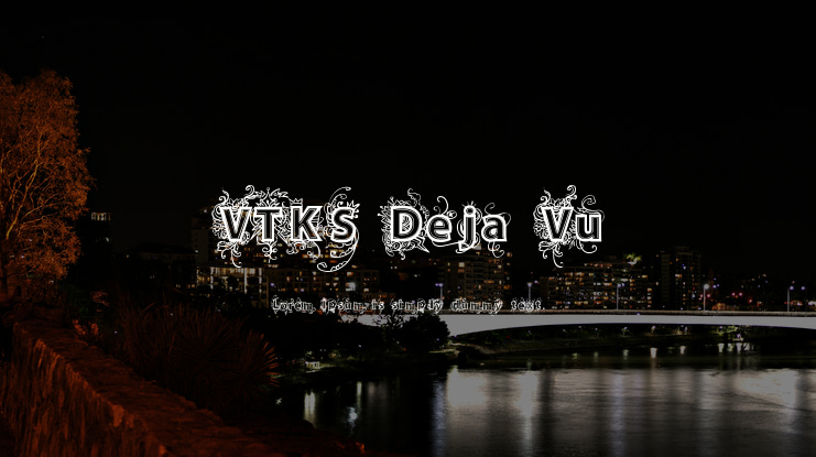 VTKS Deja Vu Font