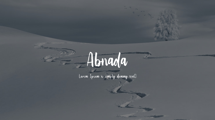 Abnada Font