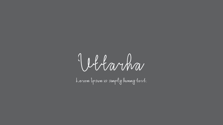 Uttarha Font