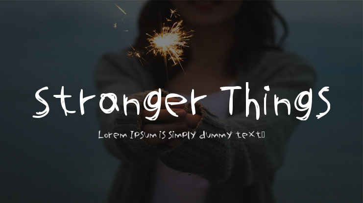 Stranger Things Font