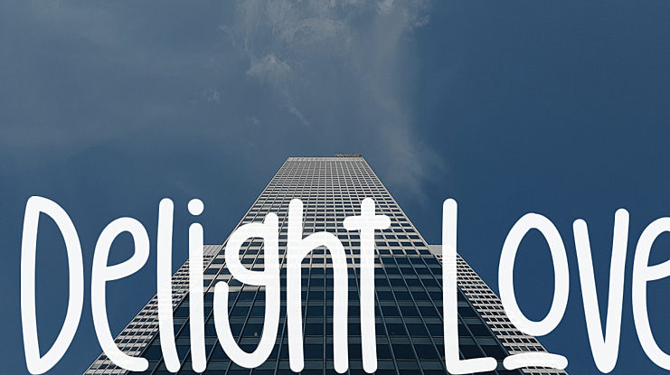Delight Love Font