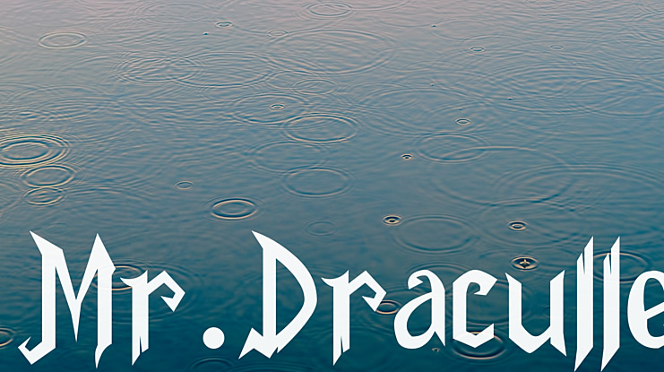 Mr.Draculle Font