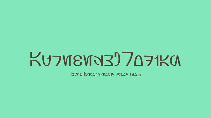 Aurebesh_Rodian Font