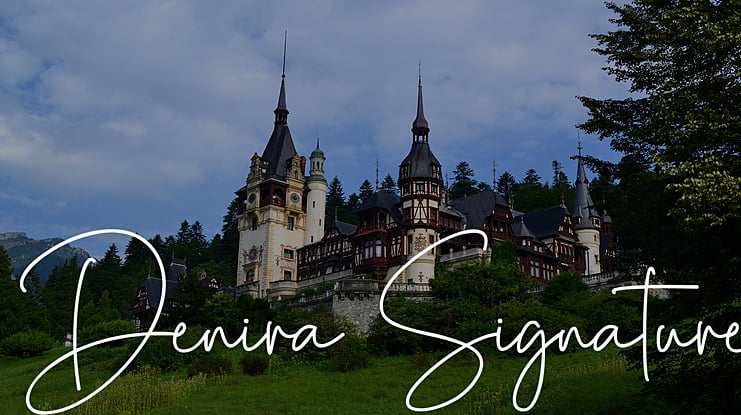 Denira Signature Font
