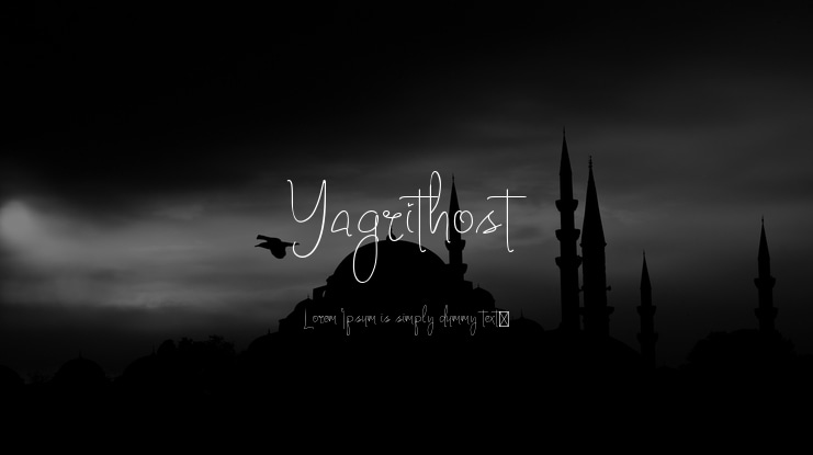 Yagrithost Font