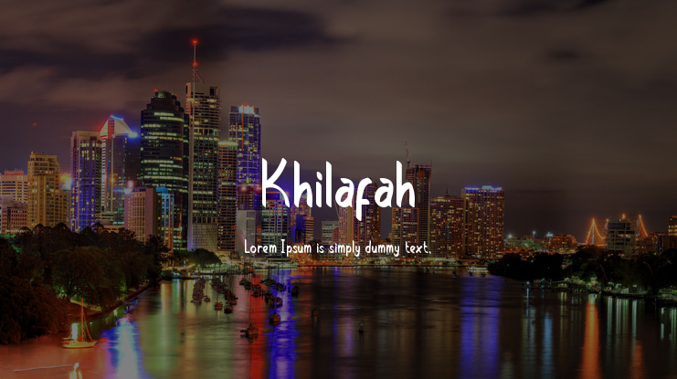 Khilafah Font