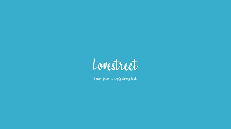 Lovestreet Font