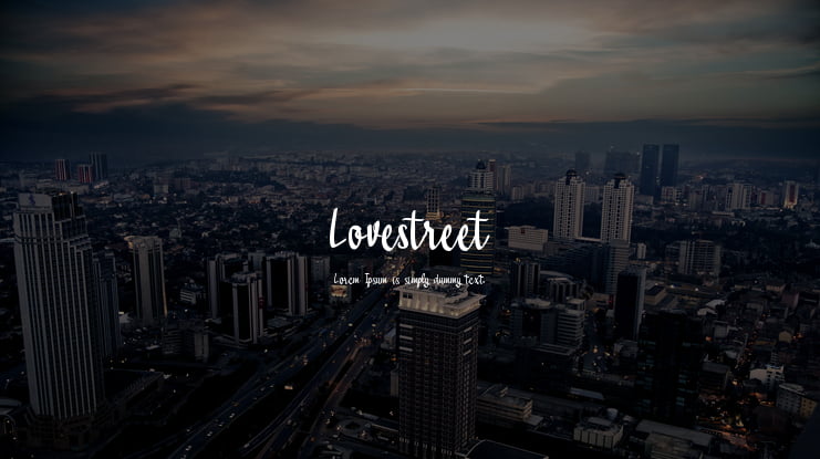 Lovestreet Font