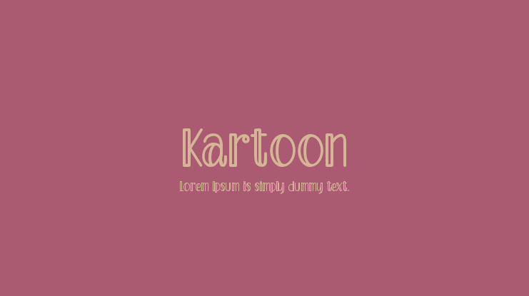 Kartoon Font