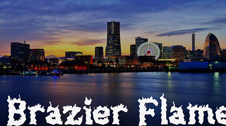 Brazier Flame Font