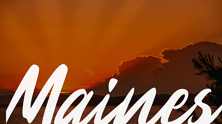 Maines Font