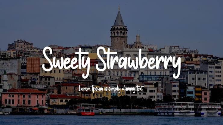 Sweety Strawberry Font