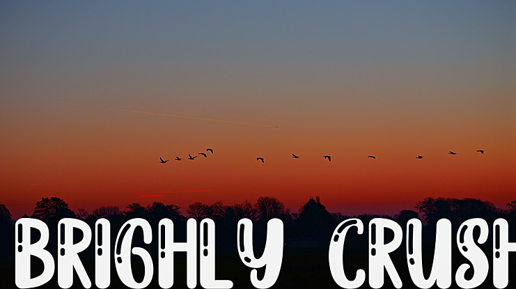 Brighly Crush Font