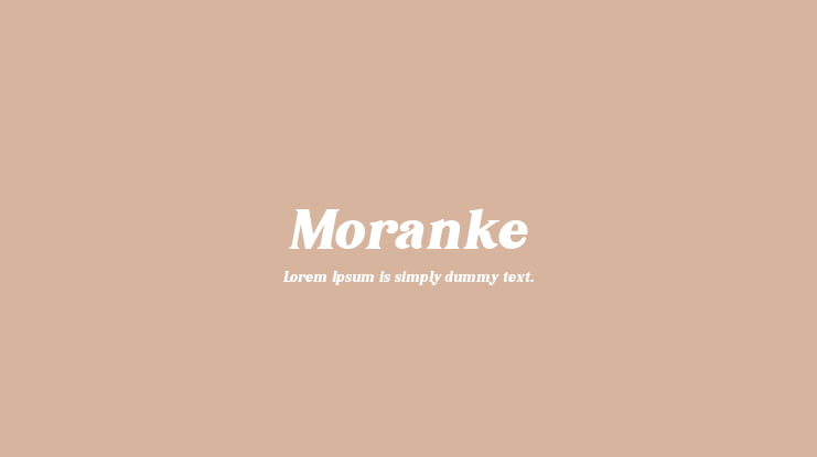 Moranke Font