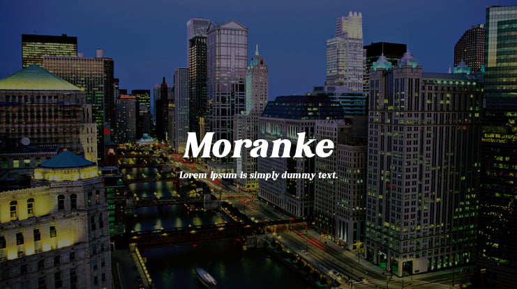 Moranke Font