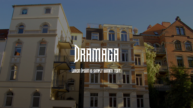 Dramaga Font