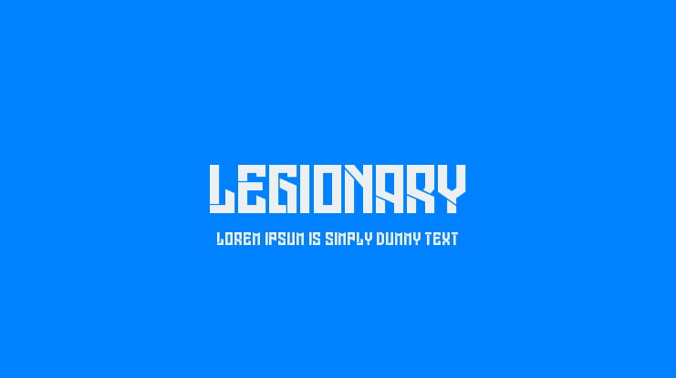 Legionary Font Family