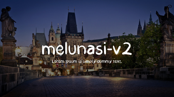 melunasi-v2 Font
