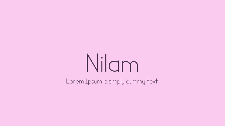 Nilam Font Family