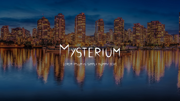 Mysterium Font