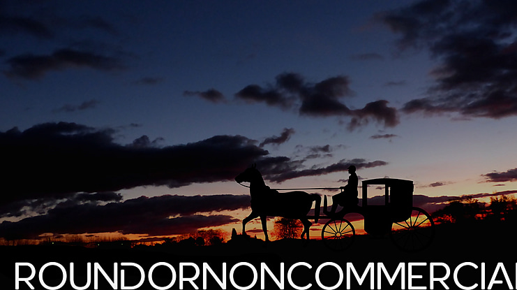 RoundorNonCommercial Font