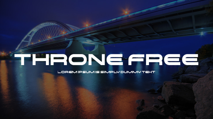 THRONE FREE Font