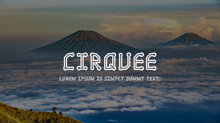 Cirquee Font