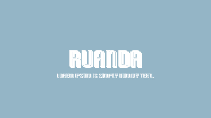 Ruanda Font Family