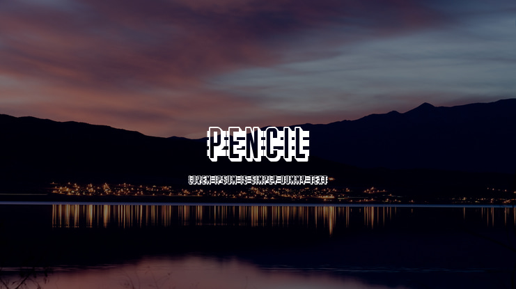 Pencil Font Family