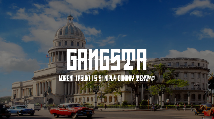 Gangsta Font