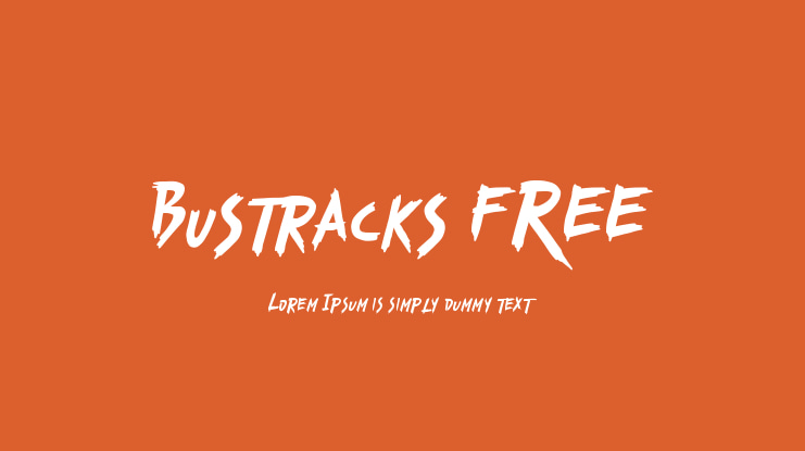 Bustracks FREE Font