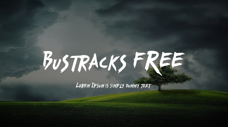 Bustracks FREE Font