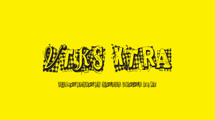 VTKS Xtra Font