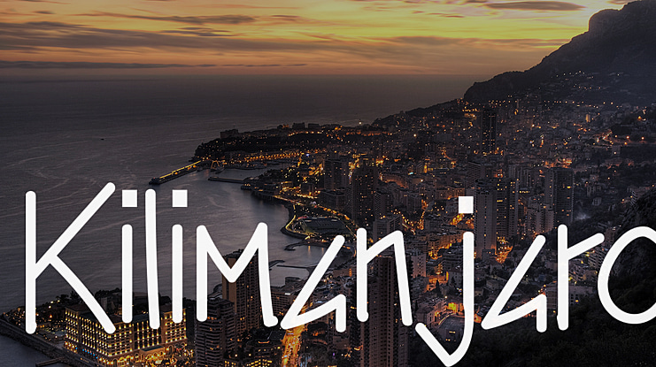 Kilimanjaro Font