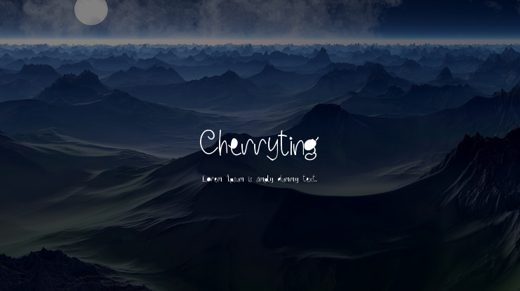 Cherryting Font