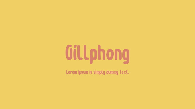 Gillphong Font