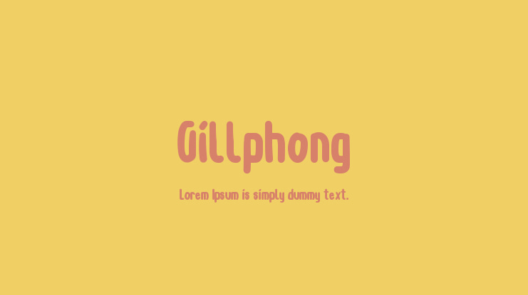 Gillphong Font