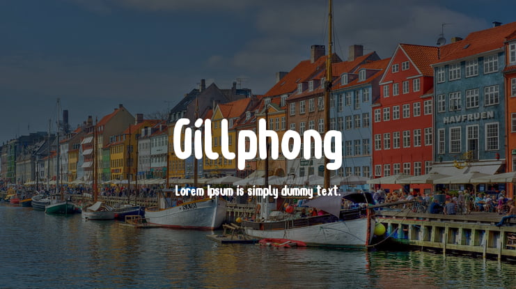 Gillphong Font