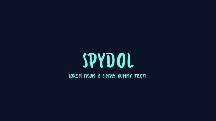 SPYDOL Font