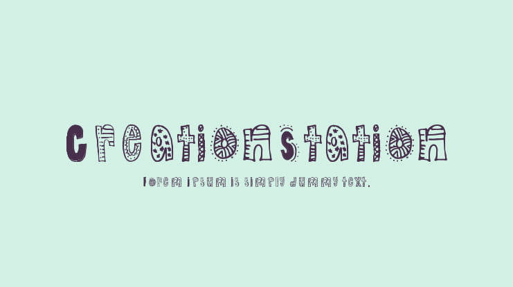 CreationStation Font