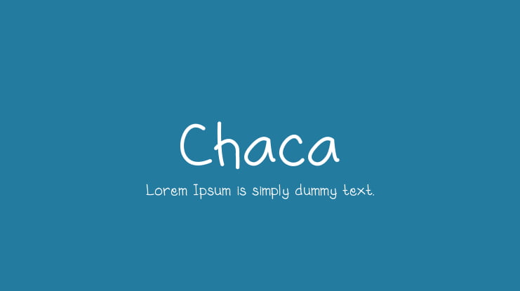 Chaca Font