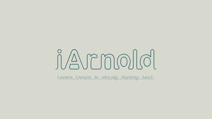 iArnold Font