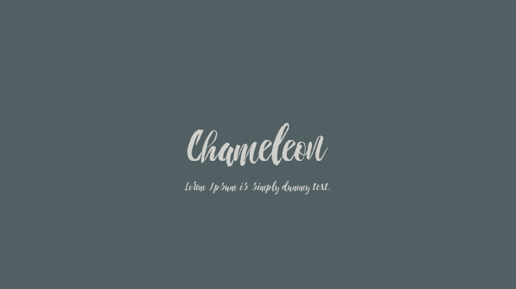 Chameleon Font