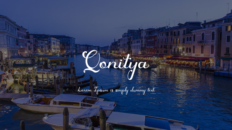 Qonitya Font