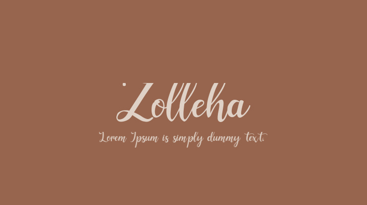 Zolleha Font