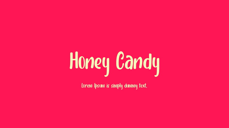 Honey Candy Font
