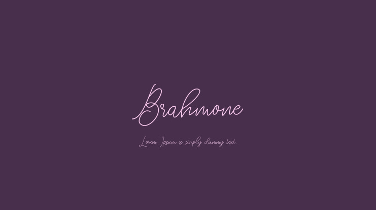 Brahmone Font