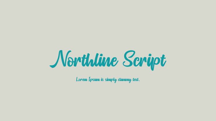 Northline Script Font