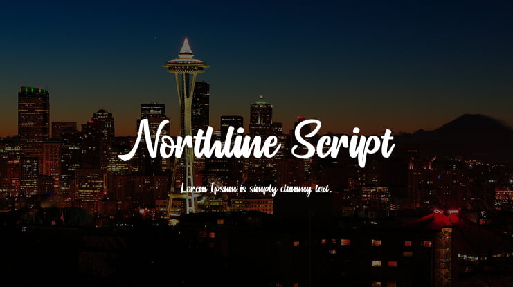 Northline Script Font